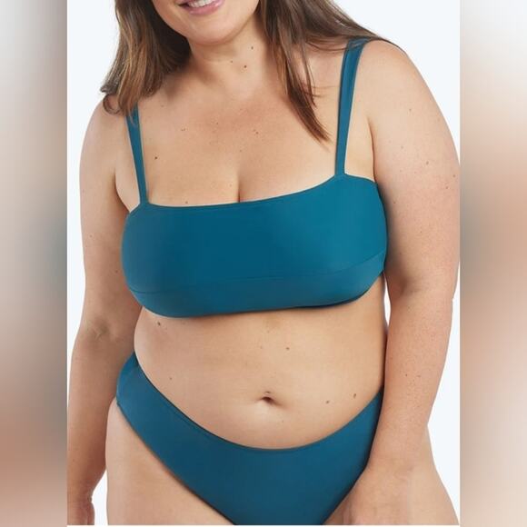 SUMMERSALT The Wide Strap Oasis Bikini Top, Size 20 - Picture 4 of 5